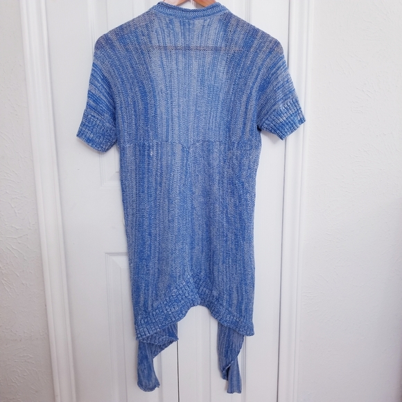 Free People Short Sleeve Cardigan with Adjustable - Picture 3 of 11